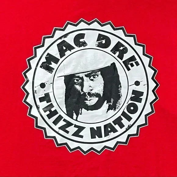 Mac Dre Thizz Nation Limited Edition Graphic T-Shirt Red XL - Picture 3 of 4